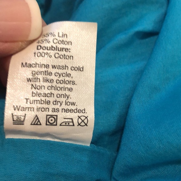 J Crew paper bag elastic waist linen blend mini skirt sz12 - Picture 9 of 9